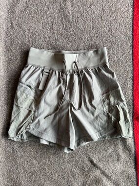 lululemon athletica Sage Green Hike Drawstring Cargo Shorts